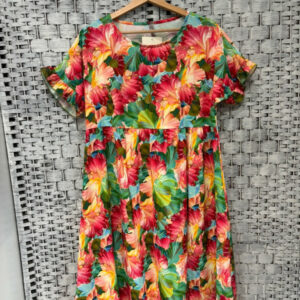 Sukienka oversize w kwiaty